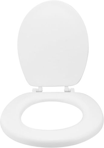 Uonlytech Toilet Seat Lid Thickened Toilet Cover with Smooth Surface Easy to Install Bathroom Accessory for Efficient Prevention Housewarming Present in Saudi Arabia
