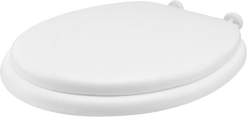 Uonlytech Toilet Seat Lid Thickened Toilet Cover with Smooth Surface Easy to Install Bathroom Accessory for Efficient Prevention Housewarming Present in Saudi Arabia