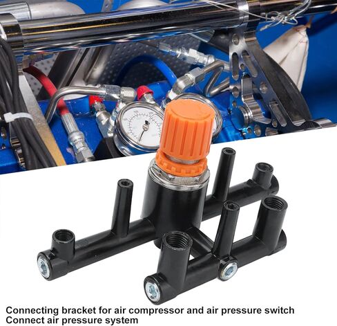 Pressure Regulator Valve Outlet Tube, Air Valve Fit Part, Pressure Regulator Valve Fit Part Air Compressor Switch Accessories in Saudi Arabia