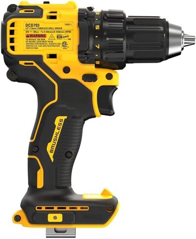 Dewalt DCD793B 20V MAX Brushless 1/2 in. Cordless Compact Drill Driver (Tool Only) (Renewed) in Saudi Arabia