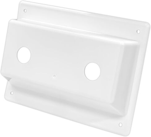 White Faucet Bezel Stand Off Faucet Cover Mounting Kit for RV Shower Panel Replacement (1 Pack) in Kuwait