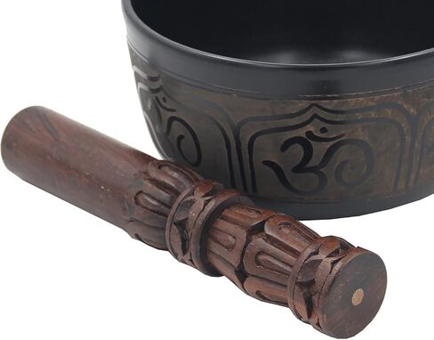 Tibetan Hand Carved Rose Wood Singing Bowl Striker, Mallet (6 Inches) in Saudi Arabia