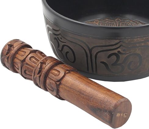 Tibetan Hand Carved Rose Wood Singing Bowl Striker, Mallet (6 Inches) in Saudi Arabia