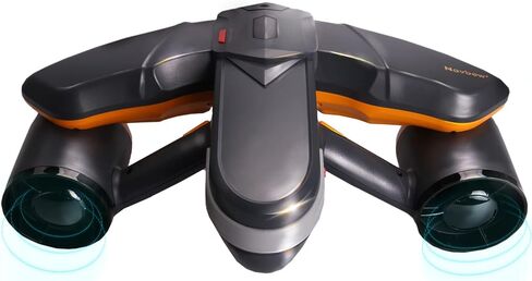 NAVBOW PLUS SMART SMART تحت الماء مع مقياس عمق ، مستشعر درجة الحرارة ، بوصلة ، حامل كاميرا الحركة ، 40 متر مقاوم للماء للغوص والغطس والمغامرات البحرية in Kuwait