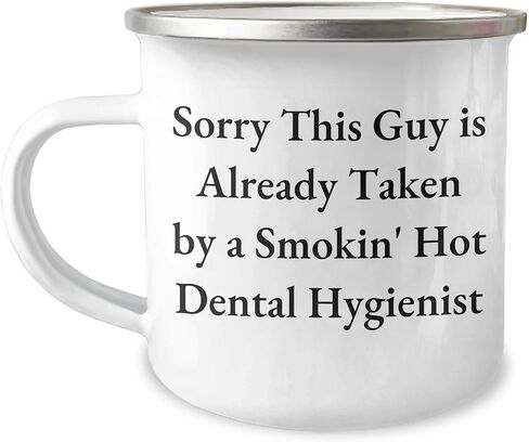 Smokin 'Hot Dental Hegianists Homports لعيد الميلاد - القدح المضحكة في التخييم لعشاق أخصائيي صحة الأسنان - الفولاذ المقاوم للصدأ 12 أوقية للمينا ، هدايا مثالية من الأصدقاء لزملاء عمل صحة الأسنان in Kuwait