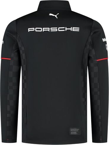 Puma Porsche Motorsport Men 1/4 Zip Pullover - Black in Saudi Arabia