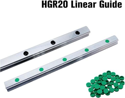 2pcs 200mm 1200mm to 1500mm HGR20 Square Linear Guide Rail(800mm) in Kuwait