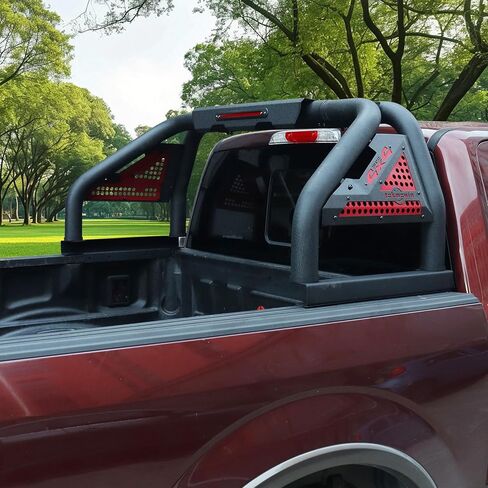 Roll Bar Chase Rack لشاحنة بيك آب في منتصف الحجم ، حانات لفة سرير الشاحنات للشاحنات التي تناسب Tacoma ، المصارع ، الحدود ، الوادي ، فورد F-150/F-250/F-350 ، Ranger ، GMC Sierra ، Colorado ، Titan in Saudi Arabia