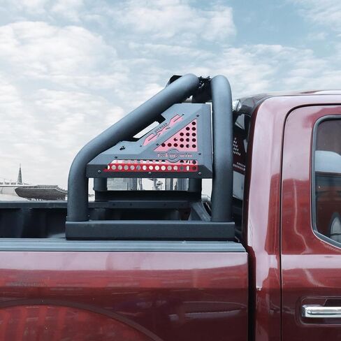 Roll Bar Chase Rack لشاحنة بيك آب في منتصف الحجم ، حانات لفة سرير الشاحنات للشاحنات التي تناسب Tacoma ، المصارع ، الحدود ، الوادي ، فورد F-150/F-250/F-350 ، Ranger ، GMC Sierra ، Colorado ، Titan in Saudi Arabia