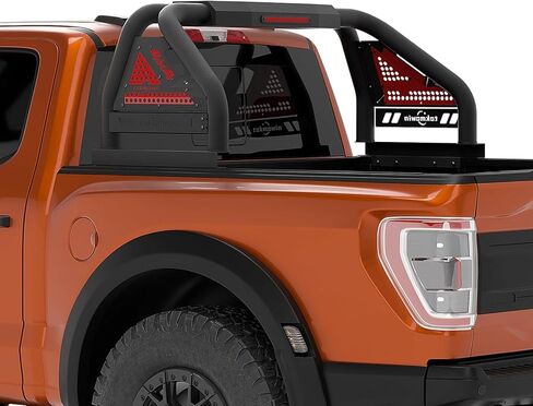 Roll Bar Chase Rack لشاحنة بيك آب في منتصف الحجم ، حانات لفة سرير الشاحنات للشاحنات التي تناسب Tacoma ، المصارع ، الحدود ، الوادي ، فورد F-150/F-250/F-350 ، Ranger ، GMC Sierra ، Colorado ، Titan in Saudi Arabia