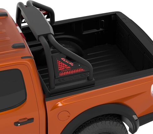 Roll Bar Chase Rack لشاحنة بيك آب في منتصف الحجم ، حانات لفة سرير الشاحنات للشاحنات التي تناسب Tacoma ، المصارع ، الحدود ، الوادي ، فورد F-150/F-250/F-350 ، Ranger ، GMC Sierra ، Colorado ، Titan in Saudi Arabia