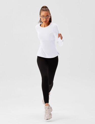 BMJL Womens Long Sleeve Workout Tops UPF 50+ Sun Protection Shirt with Mesh Panel for Athletic Hiking Running in Saudi Arabia