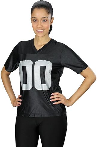 Reebok Las Vegas Raiders NFL Womens Team Dazzle Jersey ، Black (Medium) in Saudi Arabia