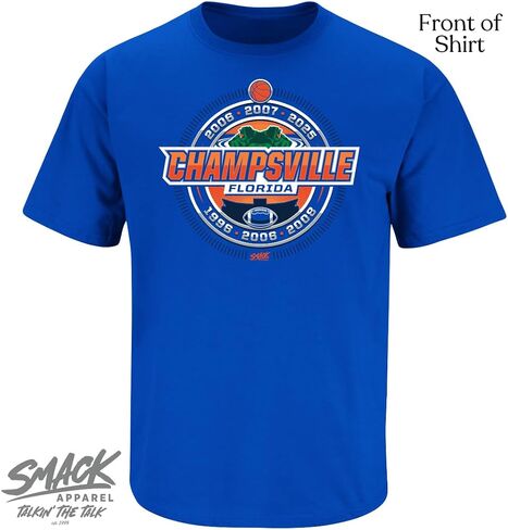 Smack Apparel Champsville T-Shirt for Florida College Fans (SM-5XL) in Saudi Arabia
