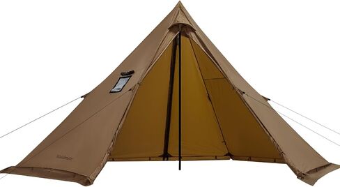 خيمة ساخنة مع جاك موقد وتنورة ثلجية، 3 ~ 5 اشخاص، خيمة تيبي للمشي لمسافات طويلة العائلية وصيد الاسماك والصيد والتخييم بشنطة الظهر in Saudi Arabia