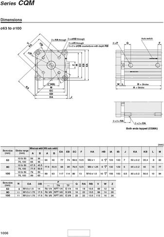 نوع CQMB12-5 CQMB16-10 CQMB20-20 قضيب قضيب مضغوط هواء الأسطوانة الهوائية CQMB25-25 CQMB32-40 CQMB40-50 50-75 63-100 80-25 (السكتة الدماغية 30mm ، حوض 12 مم) in Kuwait