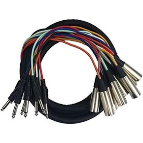 CU/SU603 10' XLR Male to 1/4" TS Male Audio Snake (8-Channel) in Saudi Arabia