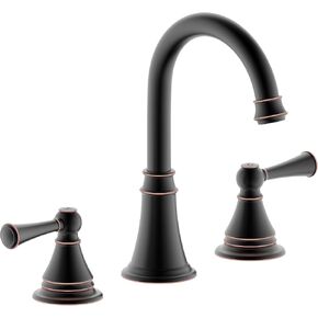 8" Widespread Lavatory Faucet Two Handle Bathroom Sink Faucets with Push up Pop-up Drain,Polished Nickel Finish DWF-1392-PN in Saudi Arabia