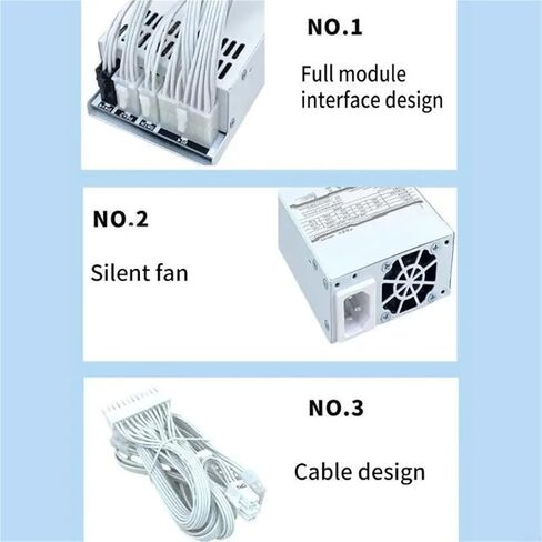 1pc 300W مصمم طاقة صغير 1U وحدات مع مروحة هادئة مروحة هادئة Q81E in Kuwait