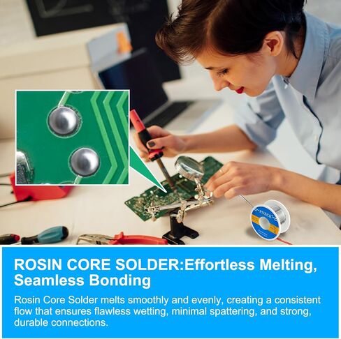 60/40 Tin Lead Rosin Core Solder Wire for Electrical Soldering, 1/8" 1 lb (3 mm 450 g) in Saudi Arabia