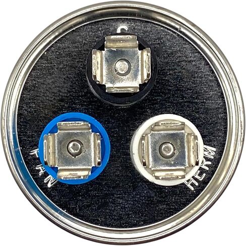 AC مكثف 40/5 MFD 370/440V KIT | جولة مزدوجة تشغيل لمكيف الهواء HVAC | يستبدل CBB65B 97F9849 C4405R E229850 P291-4054RS 12786 | 40+5 UF Motor تشغيل للمكثف والمروحة in Kuwait