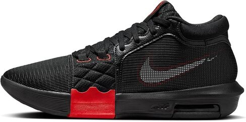 Lebron Witness 8 Basketball Shoes (FB2239-005, Black/University Red/White) Size 7 in Saudi Arabia