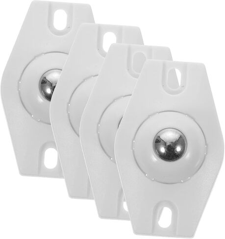 PRETYZOOM 4pcs Self Adhesive Casters Wheels Rotation Castor for Storage Bin Easy to Move in Saudi Arabia