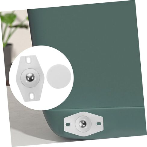 PRETYZOOM 4pcs Self Adhesive Casters Wheels Rotation Castor for Storage Bin Easy to Move in Saudi Arabia