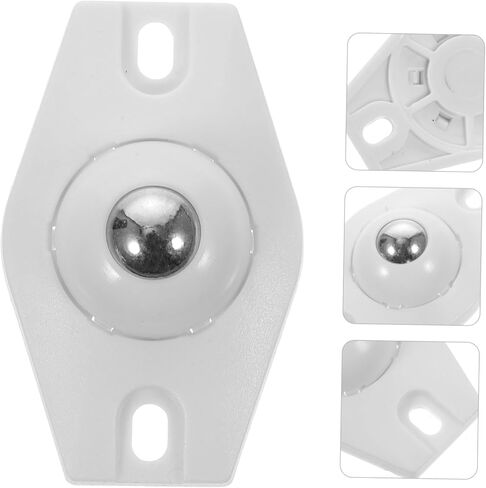 PRETYZOOM 4pcs Self Adhesive Casters Wheels Rotation Castor for Storage Bin Easy to Move in Saudi Arabia