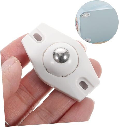 PRETYZOOM 4pcs Self Adhesive Casters Wheels Rotation Castor for Storage Bin Easy to Move in Saudi Arabia