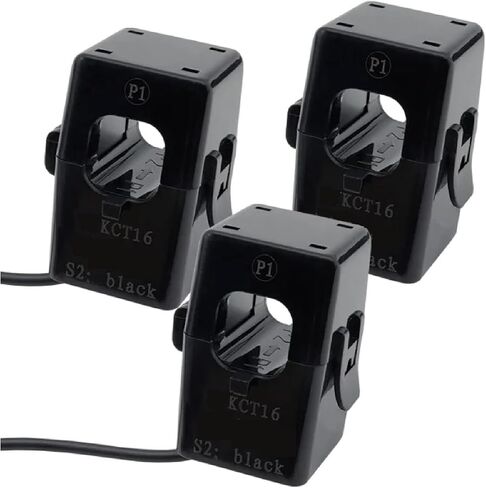KCT16 Split Core Current Transformer, Single Phase, 5A-630A Range, Black (3pcs 2000 1 10A) in Saudi Arabia