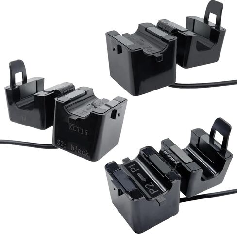 KCT16 Split Core Current Transformer, Single Phase, 5A-630A Range, Black (3pcs 2000 1 10A) in Saudi Arabia
