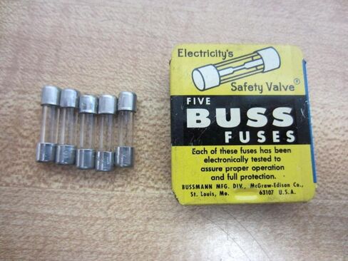 Bussmann GMA 1-1/2 Buss Fuse 1-1/2A 250V GMA112 (Pack of 5) in Saudi Arabia