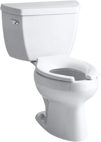 Kohler 3505-0 Wellworth Classic Two-piece elongated 1.6 gpf toilet, White in Saudi Arabia