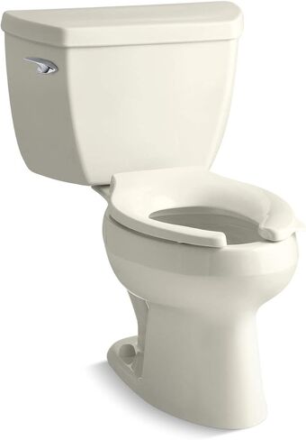Kohler 3505-0 Wellworth Classic من قطعتين ممدود 1.6 GPF ، أبيض in Kuwait