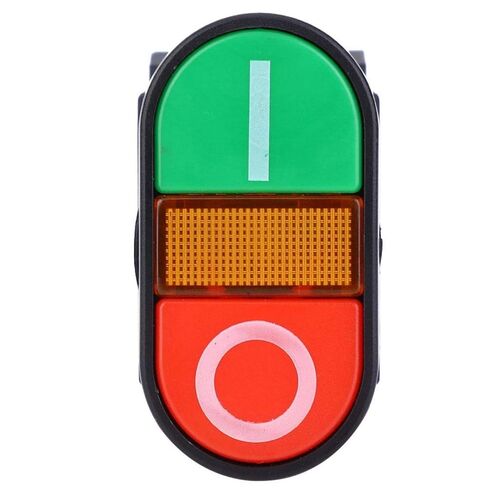 APBB-22/25N Double Push-Button Switch with LED Light NO+NC Momentary Button Switch Red or Green Buttons 74 x 55 x 29mm / 2.91 x 2.17 x 1.14in ((220VAC)) in Saudi Arabia