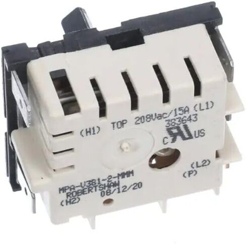 Robertshaw MPA-V381-2-MMM Masters Infinite Switch, 208V, 15A, Single Pole, Red in Saudi Arabia