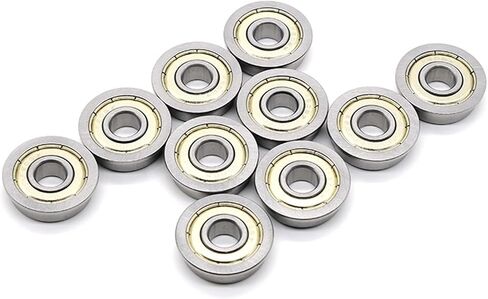 F607ZZ Flange Bearing 7x19x6 Mm Flanged Ball Bearings F607 Z ZZ 5Pcs in Saudi Arabia