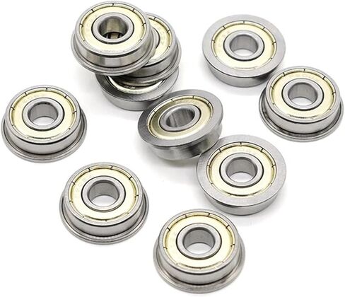 F607ZZ Flange Bearing 7x19x6 Mm Flanged Ball Bearings F607 Z ZZ 5Pcs in Saudi Arabia
