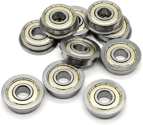 F607ZZ Flange Bearing 7x19x6 Mm Flanged Ball Bearings F607 Z ZZ 5Pcs in Saudi Arabia