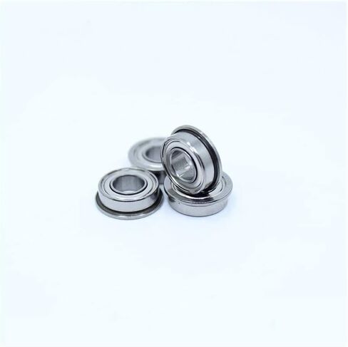 TMP1105 Flange Ball Bearings SMF74ZZ Flange Bearing 10PCS Double Shielded Stainless Steel Flanged Ball Bearings SMF74-2Z MF74 Deep Groove Ball Bearing 4x7x2.5 mm in Kuwait