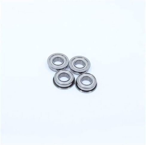 TMP1105 Flange Ball Bearings SMF74ZZ Flange Bearing 10PCS Double Shielded Stainless Steel Flanged Ball Bearings SMF74-2Z MF74 Deep Groove Ball Bearing 4x7x2.5 mm in Kuwait