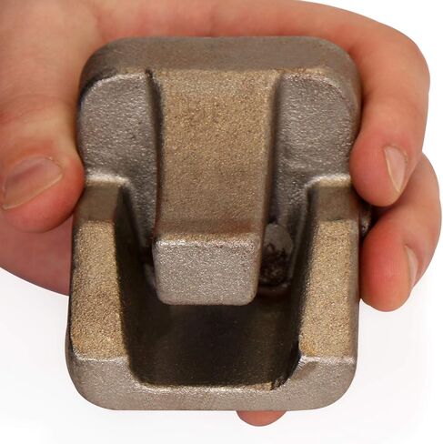 SmartSign Cast Iron Post Drive Cap for U-Channel, Made in USA in Saudi Arabia
