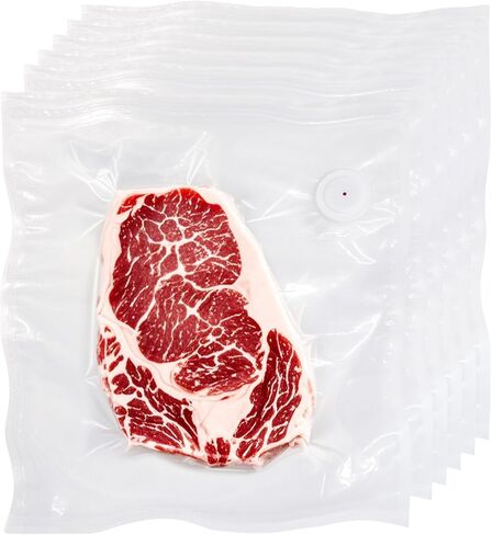 Vacuum Sealer Bags Large Size 10 x 11 Inch 30Pcs Bags, Food Storage, BPA Free, Food Saver, Meal Prep,Sous Vide, Heavy Duty, Airtight in Saudi Arabia