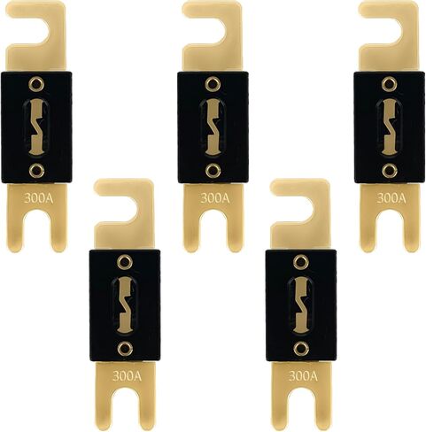 ANL Fuse 300 Amp 32 VDC 5 Pack Nickel Plated Blade Fuse for Car Audio Video System Vehicle Marine in Kuwait