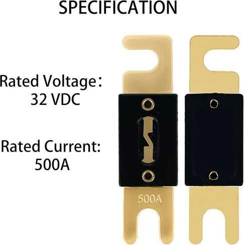 ANL Fuse 300 Amp 32 VDC 5 Pack Nickel Plated Blade Fuse for Car Audio Video System Vehicle Marine in Kuwait