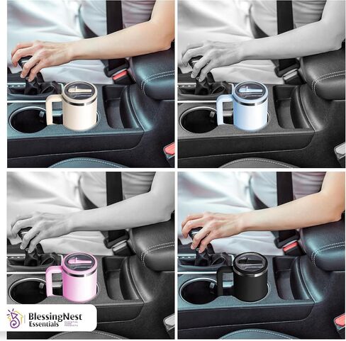 2 Pack – 40 oz Stanley Tumbler Lid Replacement – Leak-Proof, Spill-Proof, BPA-Free, Dishwasher Safe – Compatible with Stanley Quencher H2.0 & Similar Tumblers – Straw Opening Lid (Pink) in Saudi Arabia