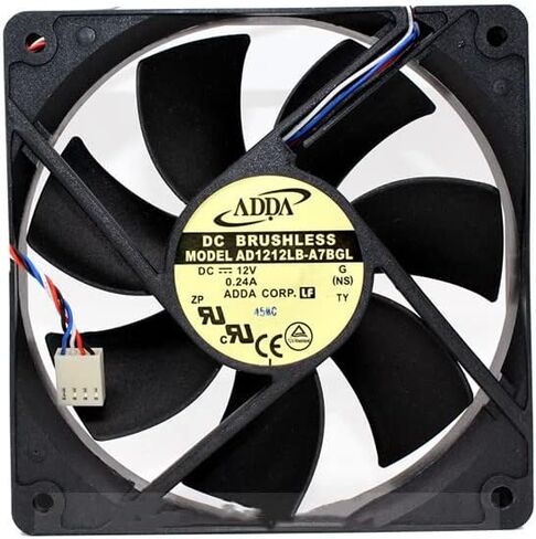 لـ AD1212LB-A7BGL 12025 FAN 12V 0.24A 12cm 120mm مروحة تبريد هادئة in Kuwait
