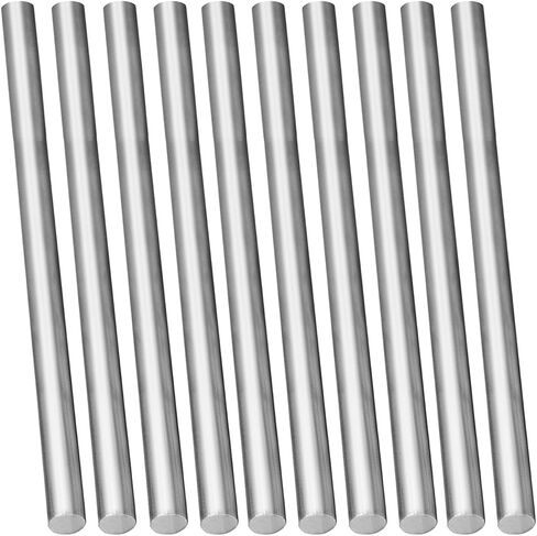 JoyTube 2.5mm Diameter Aluminum Round Rod, 6063 Aluminum Solid Stick 300mm Length for DIY Craft (10 Pieces) in Saudi Arabia