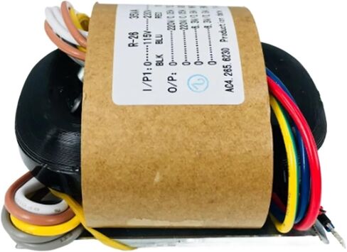 1PC 35W Sec Voltage 220V x2 + 6.3V x2 R-Core Transformer for Tube preamp DAC amp DIY in Saudi Arabia